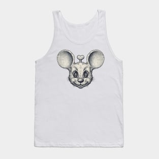 Trippy mouse of love Tank Top